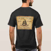 T-shirt Ne marchez pas sur moi (Dos)