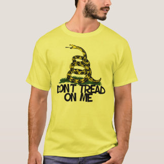 T-SHIRT NE MARCHEZ PAS SUR MOI LA CHEMISE DE DRAPEAU DE