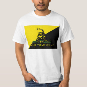 T-shirt Ne marchez pas sur moi le drapeau d'anarchiste