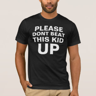 T-shirt Ne me battez pas