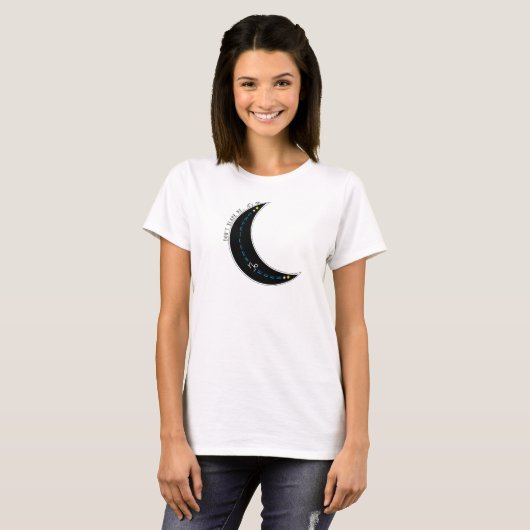 T-shirt Ne me blâme pas...C'est mon Capricorne Moon Zodiac (Devant entier)