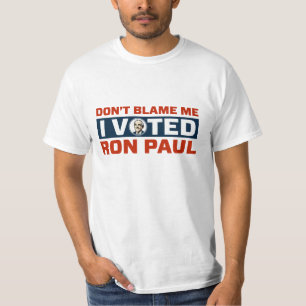 T-shirt Ne me blâmez pas que j'ai voté pour des chemises