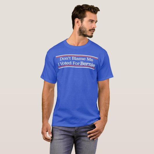 T-shirt Ne me blâmez pas que j'ai voté pour des ponceuses (Devant entier)