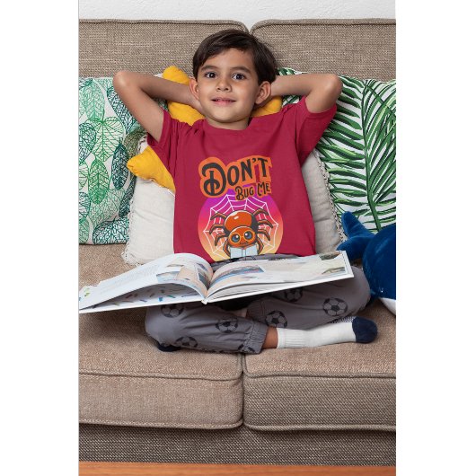 T-shirt Ne me bourre pas Je lis mignon araignée