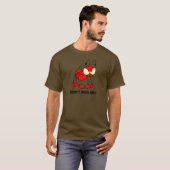 T-shirt ne me branchez pas sur table d'écoute (Devant entier)