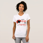 T-shirt Ne me branchez pas sur table d'écoute singulet (Devant entier)