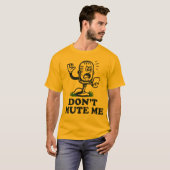 T-shirt Ne me coupe pas le micro – Protestation d'un micro (Devant entier)