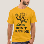 T-shirt Ne me coupe pas le micro – Protestation d'un micro (Devant)