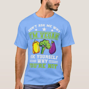 T-shirt Ne me demandez pas pourquoi je suis Vegan Protein