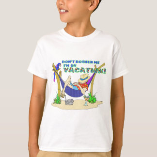 T-shirt Ne me dérange pas que je sois en vacances