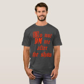 T-shirt Ne me DM après le spectacle rétro (Devant entier)