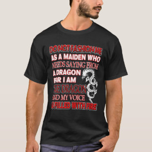 T-shirt Ne me façonnez pas comme une jeune fille qui a bes