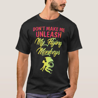 T-shirt Ne me faites pas lâcher des singes volants Hallowe