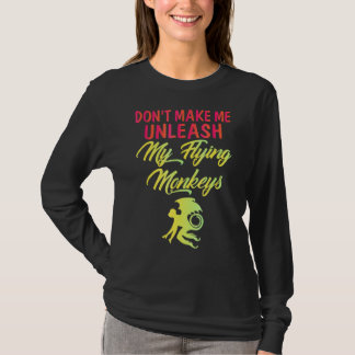 T-shirt Ne me faites pas lâcher des singes volants Hallowe
