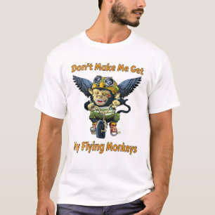T-shirt Ne me faites pas prendre mes singes volants Drôle