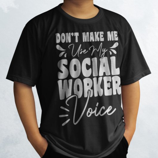 T-shirt Ne me faites pas utiliser ma voix de travailleuse 