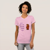 T-shirt Ne me forcez pas à utiliser ma voix d'enseignant (Devant entier)
