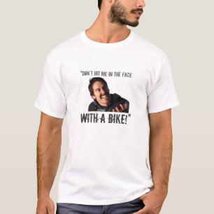 T-shirt "Ne me frappez pas dans le visage avec un vélo ! "