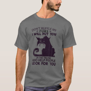 T-shirt Ne me frotte pas les fourrures, je vais aider les