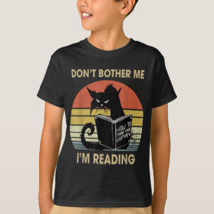 T-shirt Ne me gêne pas Je lis des livres de lecture de ch