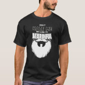 T-shirt Ne me haïssez pas parce que je suis hardi cheveux (Devant)