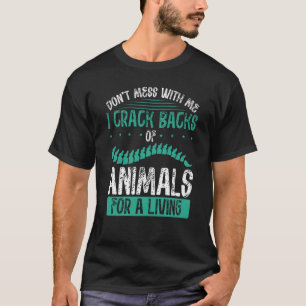 T-shirt Ne me manque pas Je craque des sacs d'animaux pour