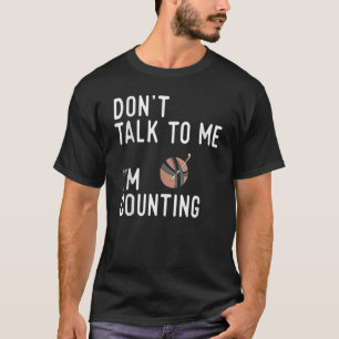 T-shirt Ne me parle pas Je compte le Tricot Crochet