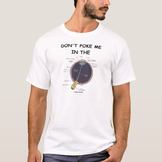 T-shirt Ne me poussez pas dans l'oeil (l'attitude (Devant)