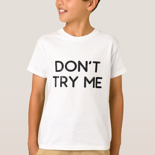 T-shirt Ne me provoque pas papier tissue (Devant)