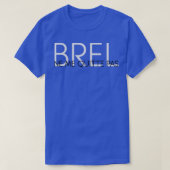T-shirt Ne Me Quitte Pas Jacques Brel (Design devant)