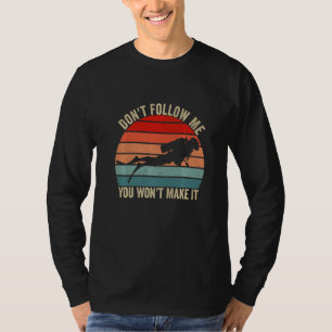 T-shirt Ne me suivez pas vous n'y arriverez pas Plongée v