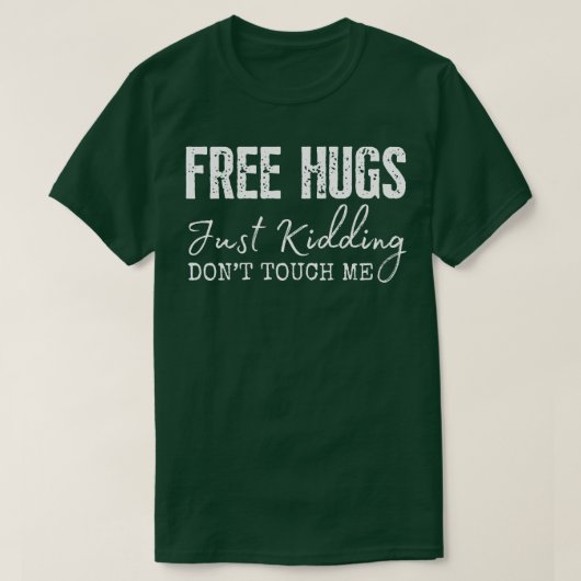 T-shirt Ne me touchez pas (Design devant)