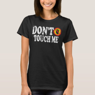 T-shirt Ne me touchez pas Signal Introvert Antisocial Vint