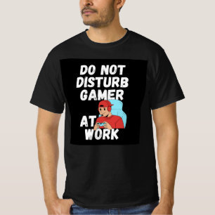 T-shirt Ne méfiez pas le joueur au travail