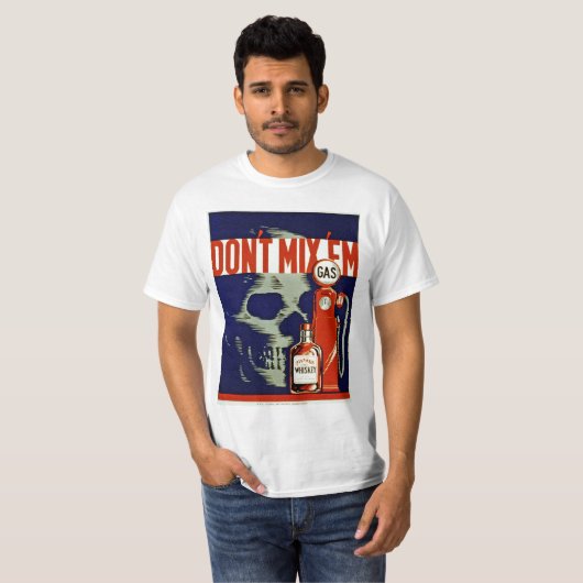 T-shirt Ne mélangez pas Em (Devant entier)