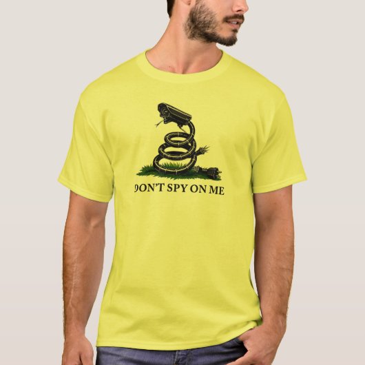 T-shirt Ne m'espionnez pas (Devant)