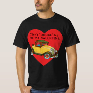 T-shirt Ne m'évitez pas, sois ma Saint-Valentin ! Retro Va