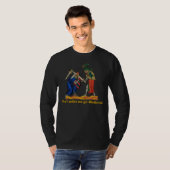 T-shirt Ne m'incitez pas à aller médiéval (Devant entier)