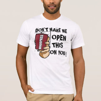 T-shirt Ne m'incitez pas à ouvrir ceci sur vous