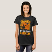 T-shirt Ne m'oblige pas à payer mes frais d'Halloween pour (Devant entier)