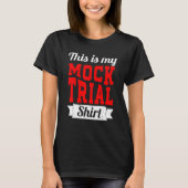 T-shirt Ne m'oblige pas à utiliser ma Fausse version d'éva (Devant)