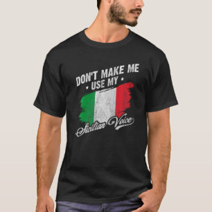 T-shirt Ne m'oblige pas à utiliser mes Convers Siciliens V