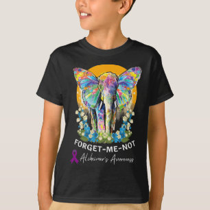 T-shirt Ne m'oubliez pas de l'éléphant Sensibilisation de