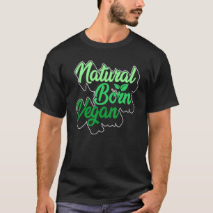 T-shirt Né naturel Vegan Vegan Maman Veggie Plante maman M