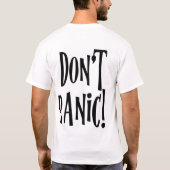 T-shirt Ne paniquez pas (Dos)