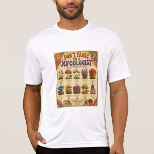 T-shirt Ne Paniquez Pas Je Suis Un Mycologue Graphique Rét