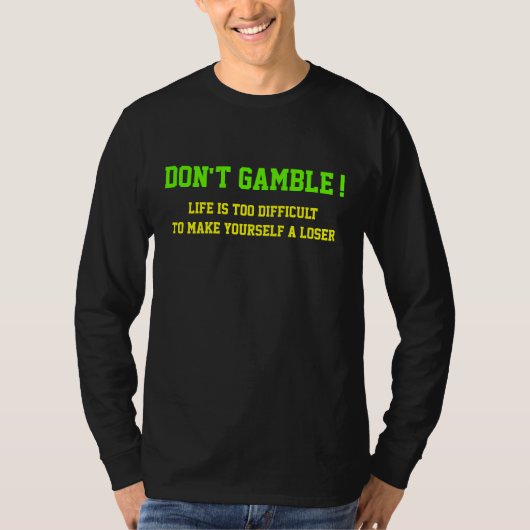 T-shirt Ne parie pas (Devant)