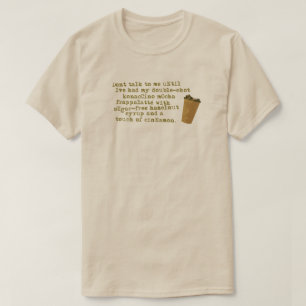 T-shirt Ne parlez pas de café nécessaire