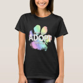 T-shirt Ne pas acheter Adoptez Save A Life Chien Chat Cute (Devant)