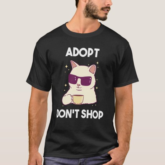 T-shirt Ne pas acheter Chats 2 (Devant)